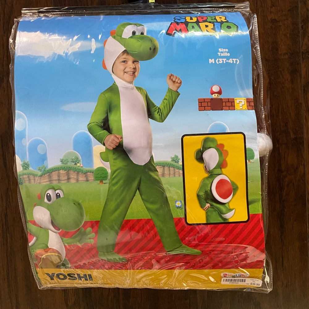 Yoshi Halloween costume 3T-4T
